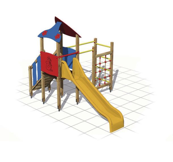 Structure de jeu La Tourelle 2/8 ans