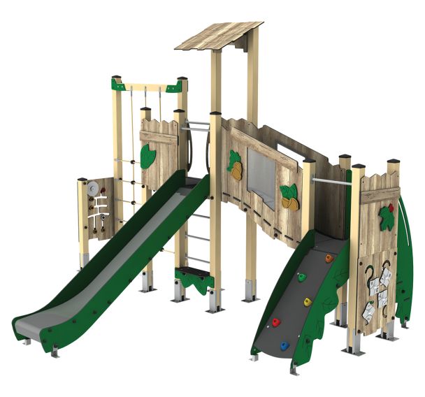 Structure échelle Noisette métal beige/HPL/polyester - Manutan Expert