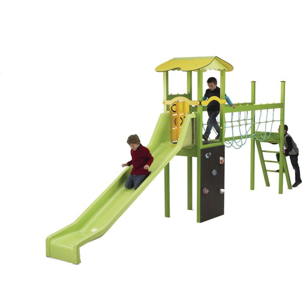 Structure jeu Le Junior alu glissière polyester