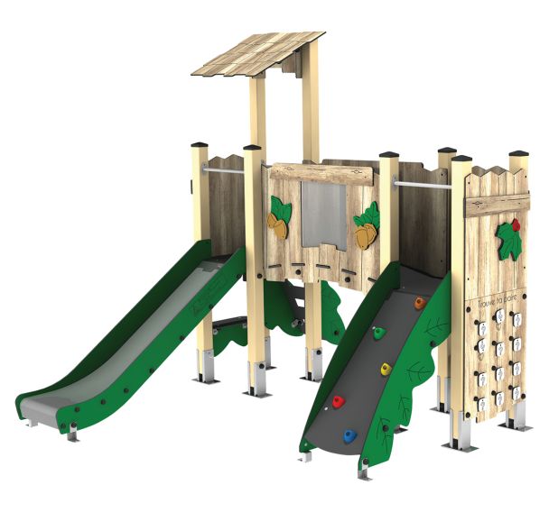 Structure passerelle Noisette métal beige/HPL/polyester - Manutan Expert