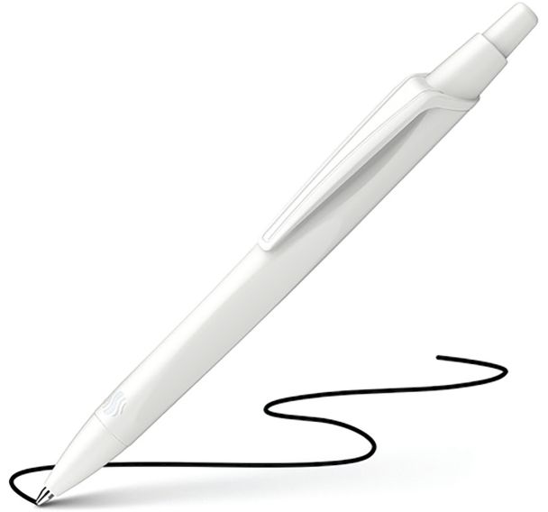Stylo à bille - Reco - blanc/noir - Schneider