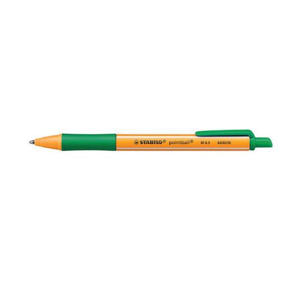 Stylo à bille rétractable pointball