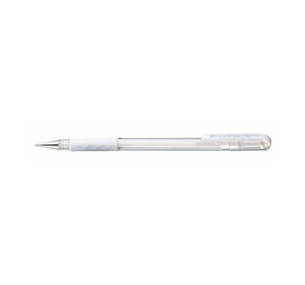 Stylo bille encre gel blanc Pentel