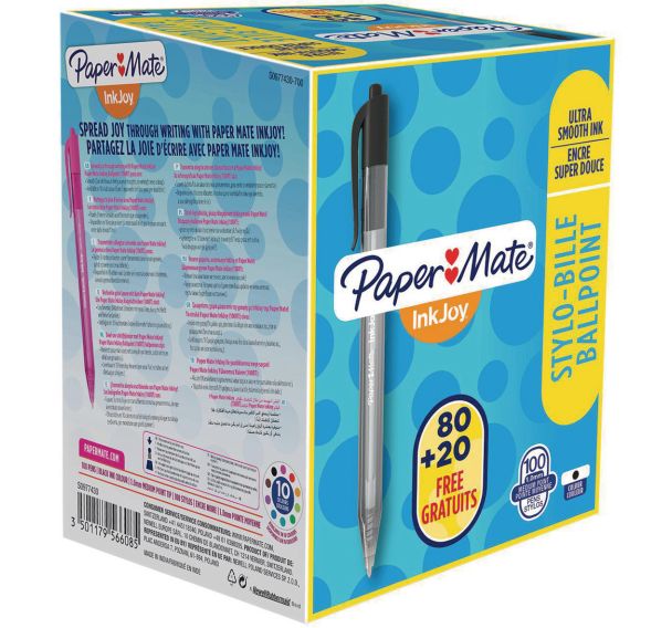 Stylo bille rétractable Papermate Inkjoy® 100