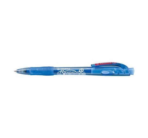 Stylo bille rétractable marathon pointe moyenne 0,45mm - Stabilo