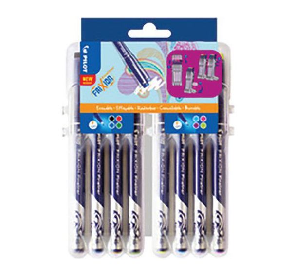 Stylo feutre Fineliner FRIXION EVOLUTIVE SET, étui 8