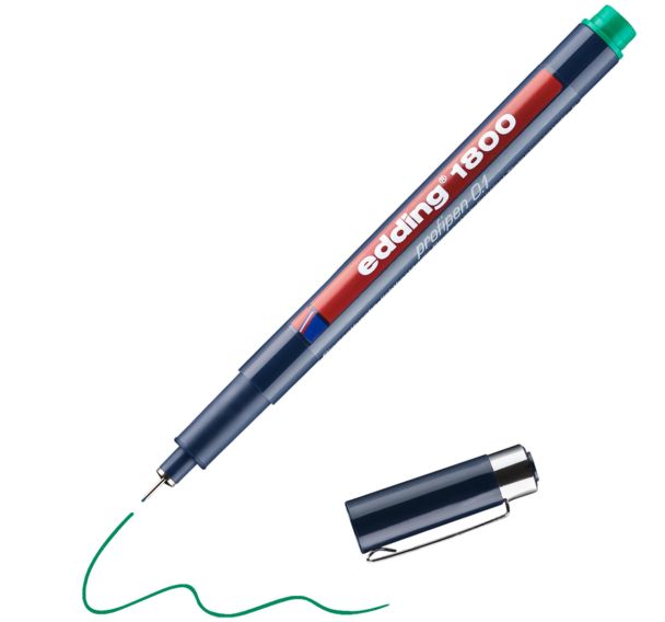 Stylo feutre à capuchon Edding 1800