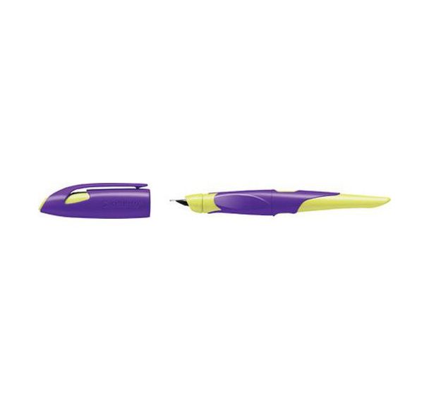 Stylo plume EASYbirdy droitier violet/jaune