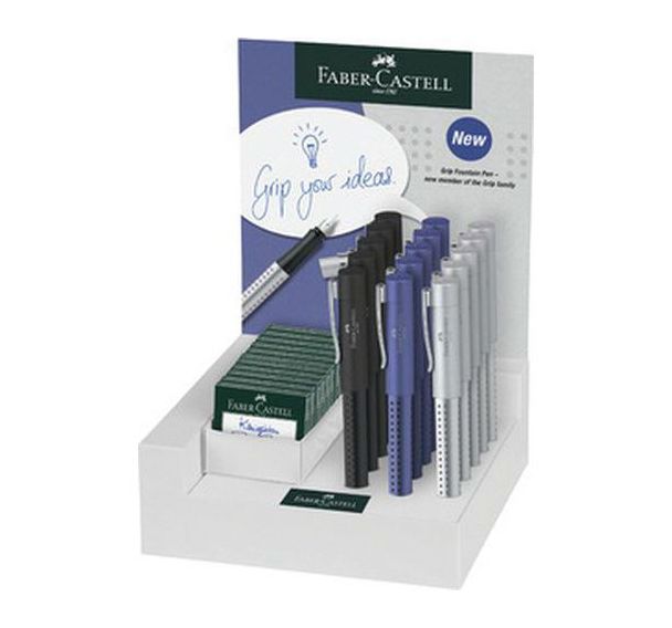 Stylo plume GRIP 2011, dans un présentoir