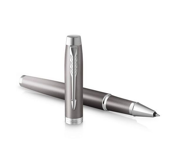 Stylo roller Parker IM Writing Rituals Grey GT finition doré