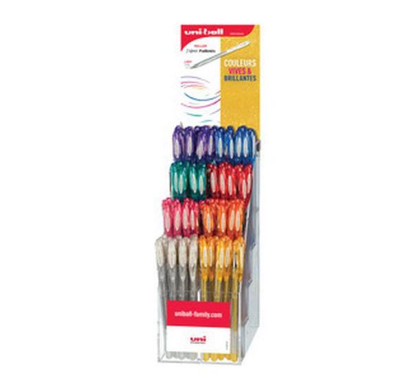 Stylo roller encre gel SIGNO Pailleté