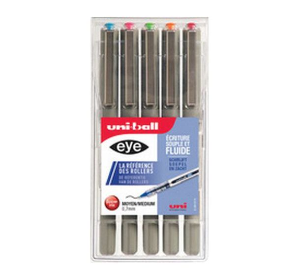 Stylo roller eye fine UB-157, étui de 5