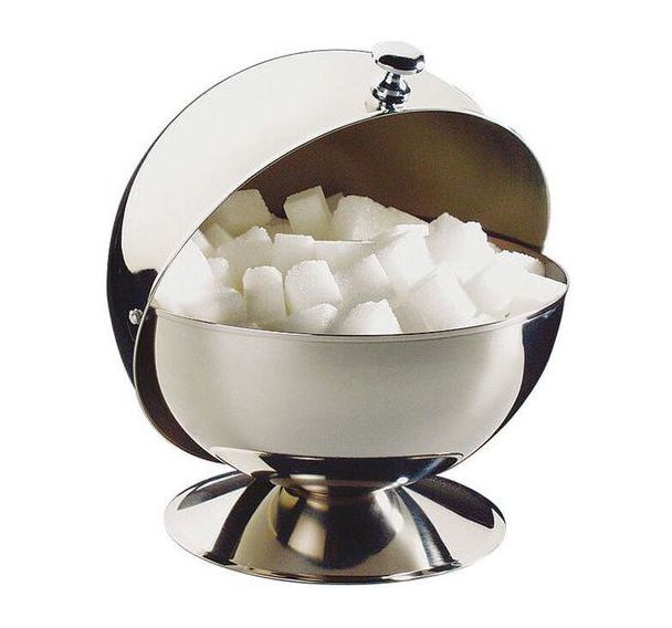 Sucrier boule en acier inoxydable - In Situ