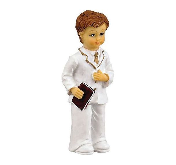 Sujet de communion missel garçon - 10 cm