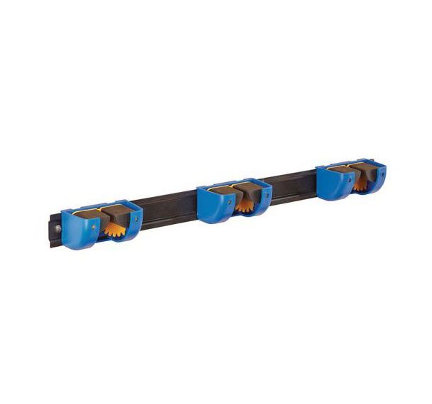 Support 3 blocs manches sur réglette - manche Ø 5 à 38mm