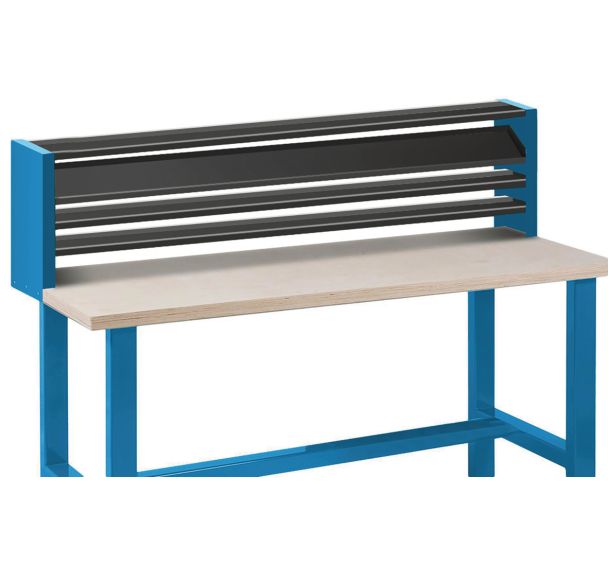 Support Ht 900 avec 2 étagères pour établi de 1750 mm Anjou Tolerie