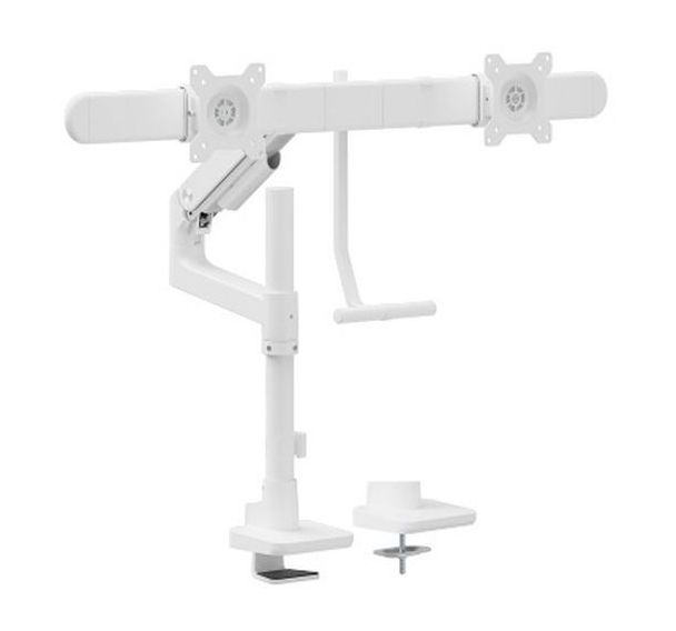 Support à fixer ou pincer pour 2 écrans