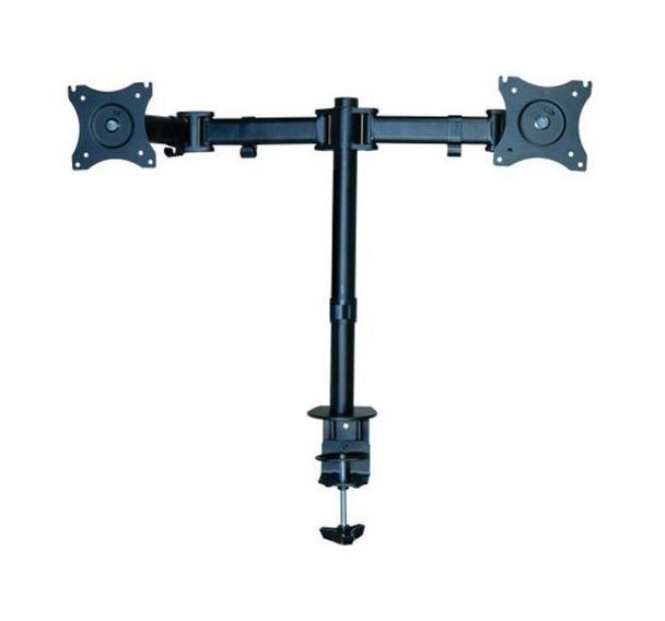 Support à pincer / fixer - 2 écrans