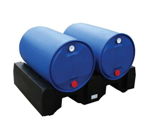 Support additionnel 2 futs noir station de stockage/distrib