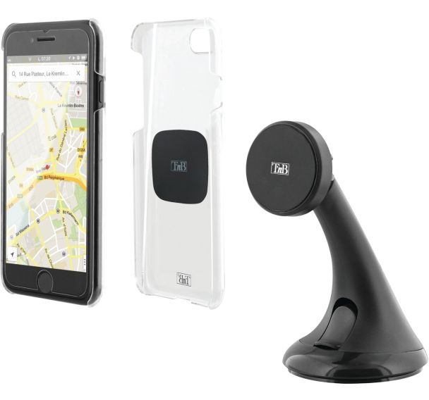 Support aimanté smartphone à ventouse pour pare brise