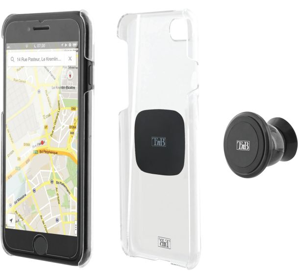Support aimanté smartphone rotatif adhésif