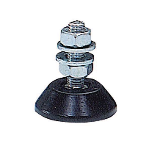 Support antivibratoire à tige fixe pour charges légères - Taille filetage M10