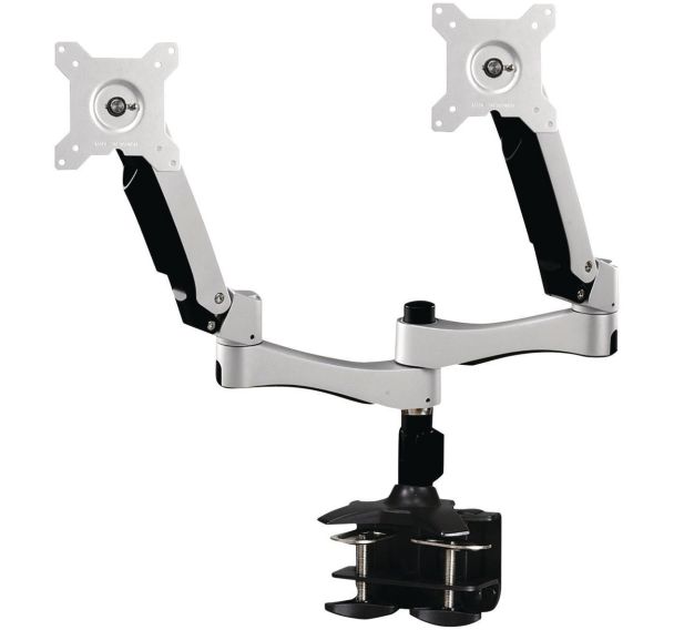Support articulé à pincer 2 bras 5 pivots pour écran 15-24'' - Aavara