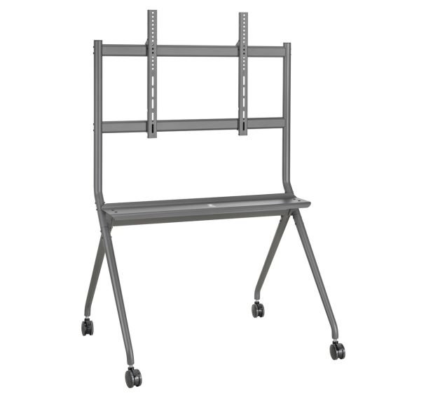 Support avec roulettes déportées 2 positions fixes pour écrans 50 à 86'' - Ulmann