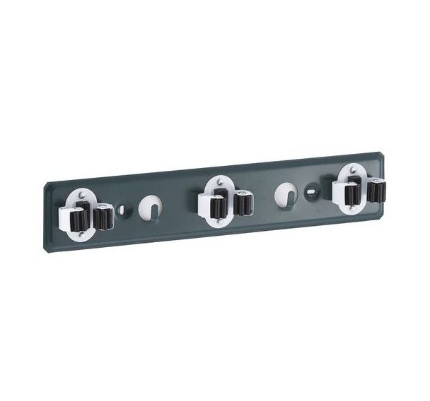 Support bloc 3 manches à balais, de diamètre 16 à 32 mm