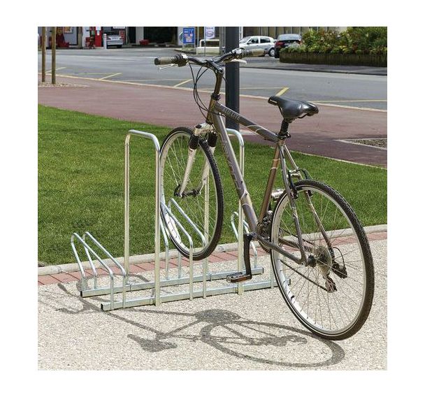 Support cycles 2 niveaux côte à côte avec arceaux_Mottez