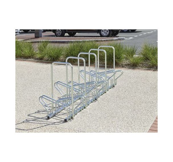 Support cycles au sol face à face - Mottez