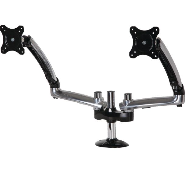 Support de bureau Articulé Peerless pour 2 moniteurs LCT620AD-G