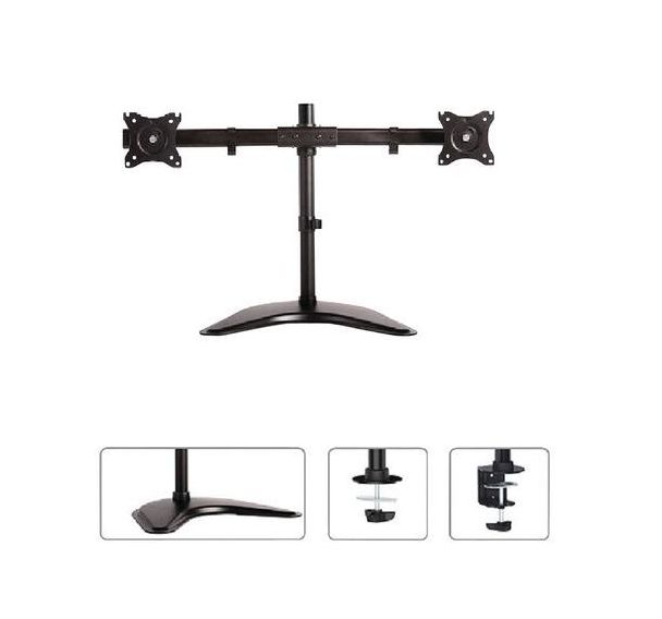 Support de bureau à poser pour 2 écrans - Newstar