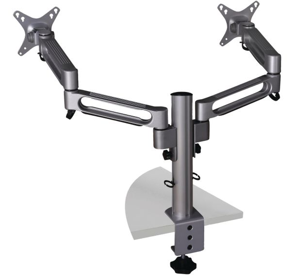 Support de bureau inclinable - Double pince