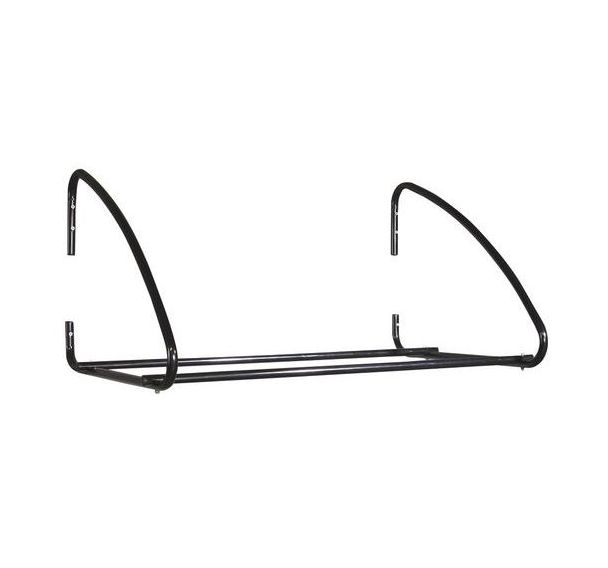 Support de pneus mural en tube 25 mm, peinture poudre époxy