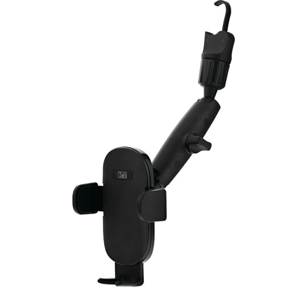 Support de téléphone mâchoire pour rétroviseur - Noir