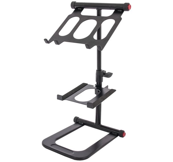 Support double PC portable et moniteur régie DJ SLAP200 - Ibiza Sound