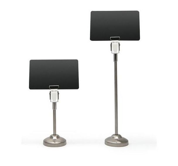 Support en métal pour étiquette - Idéal pour buffet -Lot de 5- Sogedex