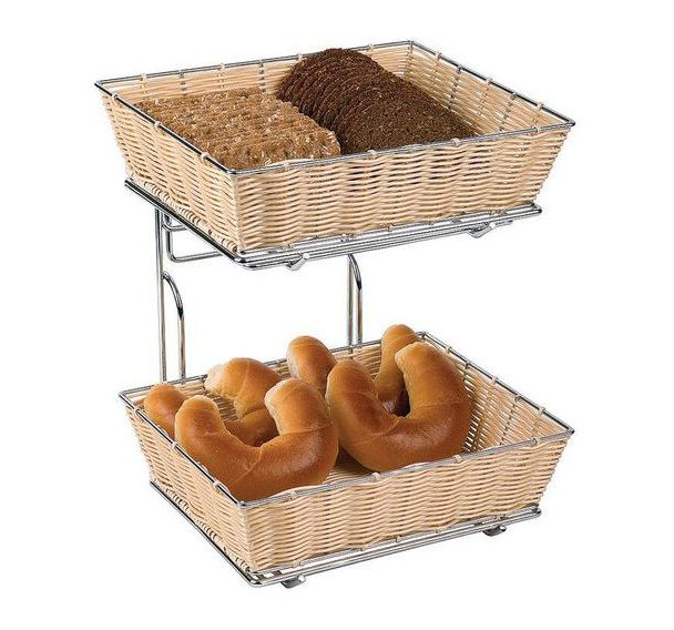 Support fil chrome à 2 niveaux