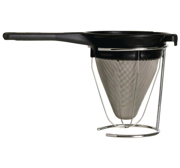 Support inox pour entonnoir