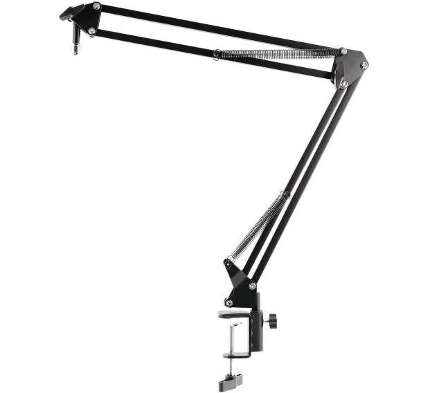 Support micro articulé de table avec extension Podcast arm - Plugger Studio