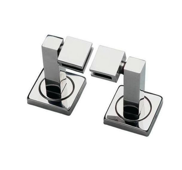 Support miroir inclinable finition brossé