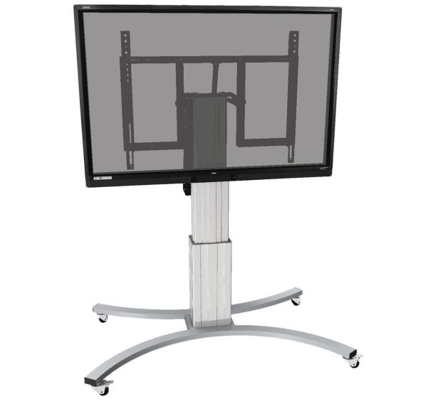Support mobile motorisé réglable hauteur/inclinaison/collision 42'' à 75'' - Conen