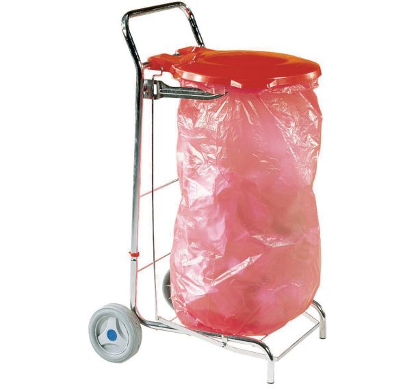 Support mobile pour sac-poubelle pour l’extérieur - 120 L