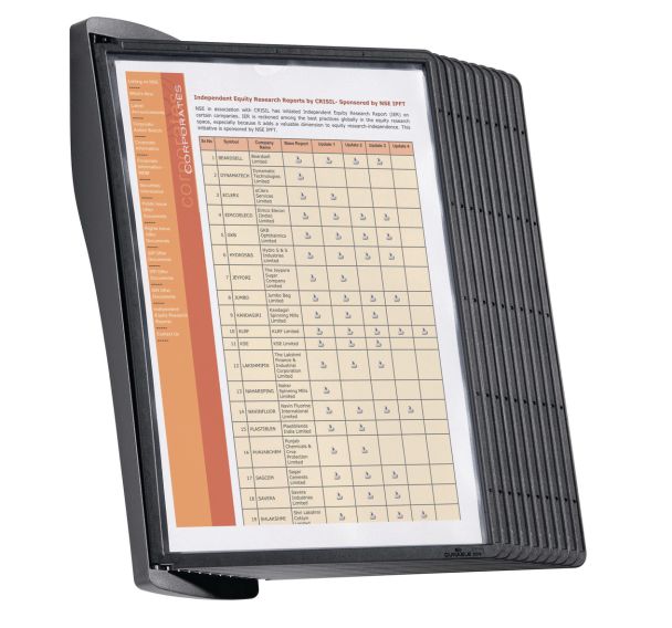 Support mural Sherpa® pour 10 pochettes A4 - Durable