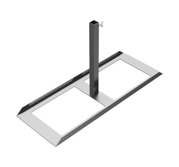 Support panneaux pour tube à tige type City