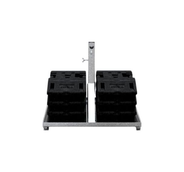 Support panneaux pour tube à tige type Crossing