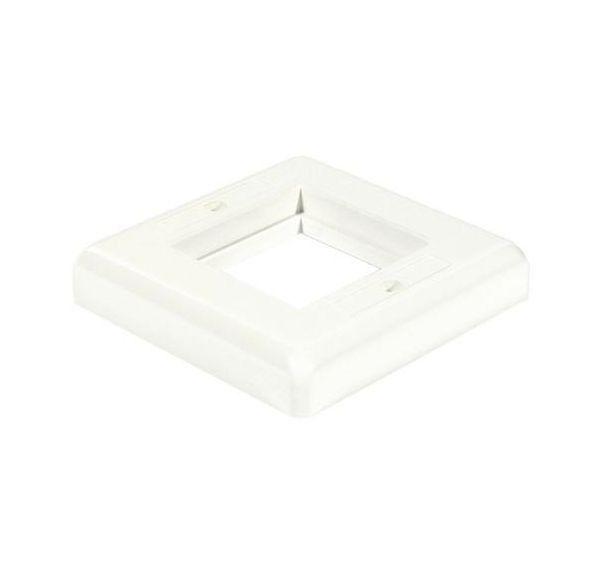 Support plastron pour boîtier saillie RJ45 (272020)