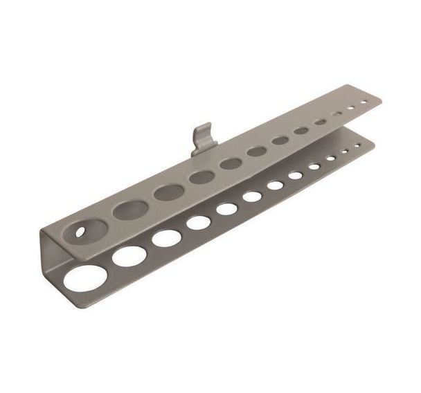 Support pour 12 clés mâles 6 pans pour panneaux d'outils