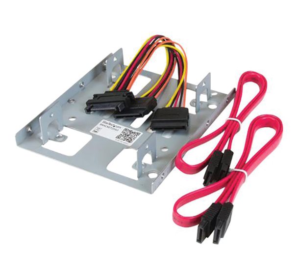 Support pour 2 disques durs de 2,5'' à 3,5'' pour baie de montage - TAA